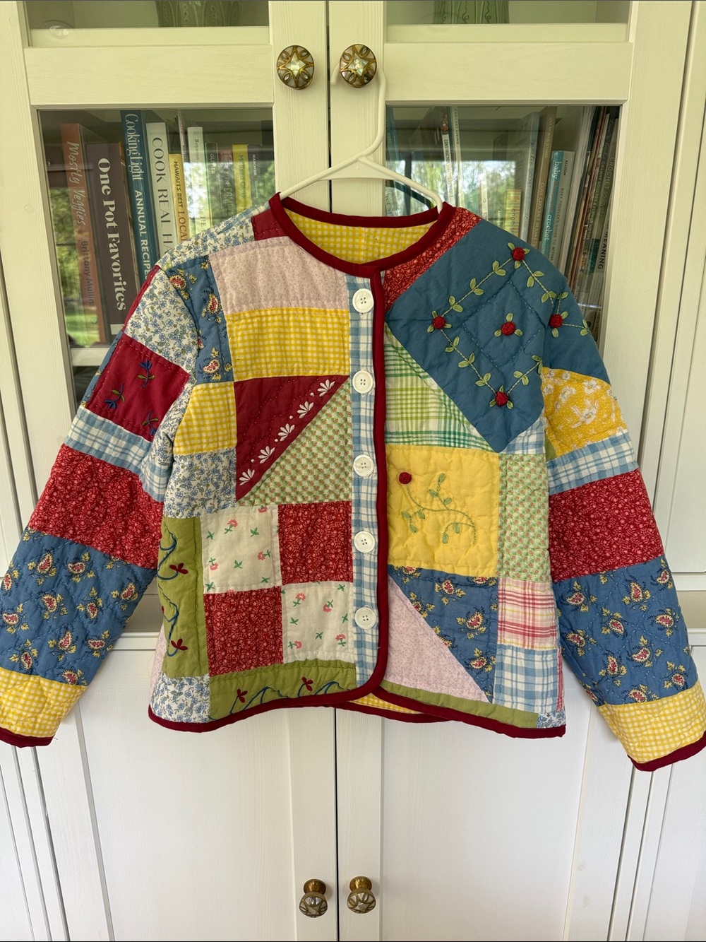 Patchwork Quilted Jacket - Multicolor